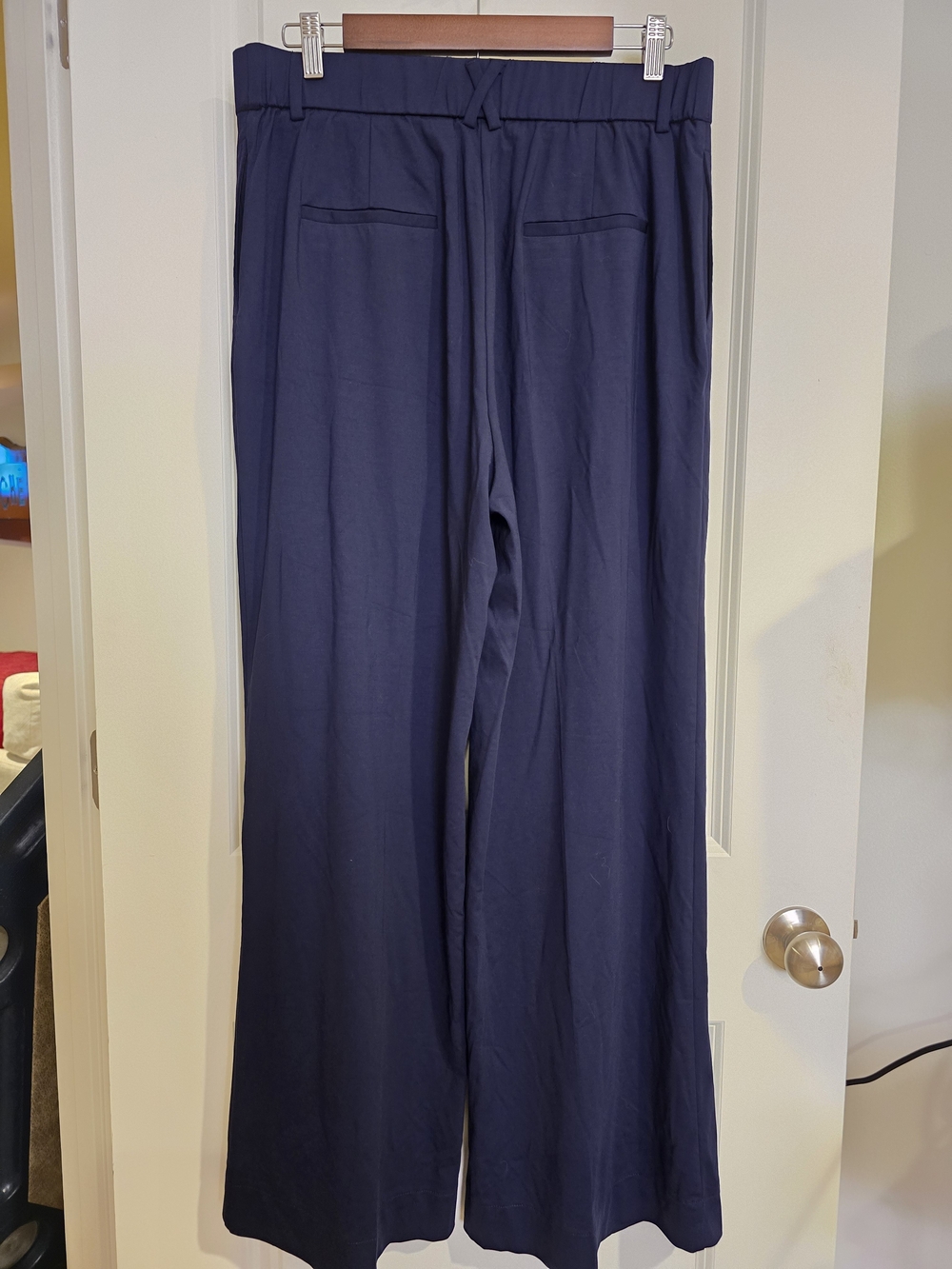 OGL Ponte Stretchy Flowy High Rise Wide Leg The Success Pants - Picture 7 of 11